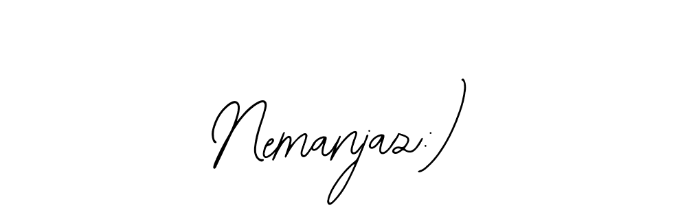 Design your own signature with our free online signature maker. With this signature software, you can create a handwritten (Bearetta-2O07w) signature for name Nemanjaz:). Nemanjaz:) signature style 12 images and pictures png