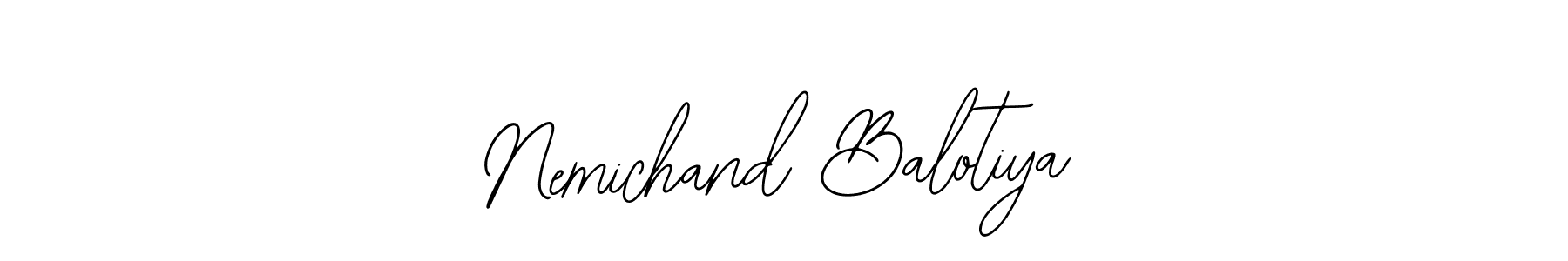 Nemichand Balotiya stylish signature style. Best Handwritten Sign (Bearetta-2O07w) for my name. Handwritten Signature Collection Ideas for my name Nemichand Balotiya. Nemichand Balotiya signature style 12 images and pictures png