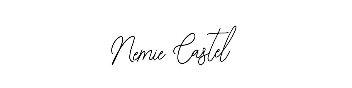 Design your own signature with our free online signature maker. With this signature software, you can create a handwritten (Bearetta-2O07w) signature for name Nemie Castel. Nemie Castel signature style 12 images and pictures png