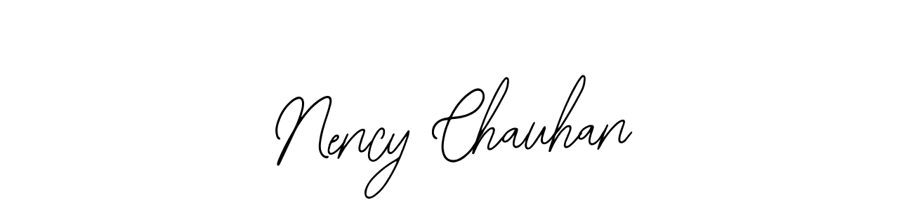 if you are searching for the best signature style for your name Nency Chauhan. so please give up your signature search. here we have designed multiple signature styles  using Bearetta-2O07w. Nency Chauhan signature style 12 images and pictures png