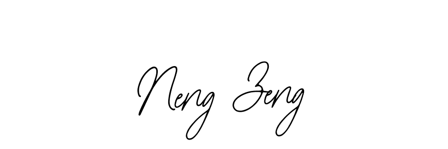 The best way (Bearetta-2O07w) to make a short signature is to pick only two or three words in your name. The name Neng Zeng include a total of six letters. For converting this name. Neng Zeng signature style 12 images and pictures png
