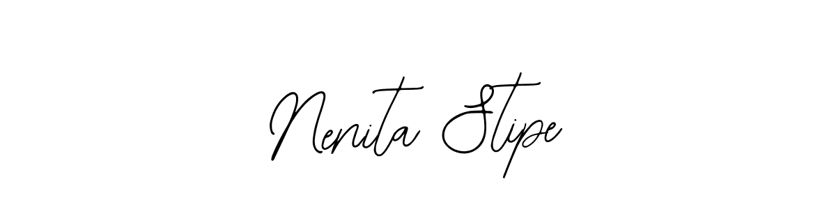 Make a short Nenita Stipe signature style. Manage your documents anywhere anytime using Bearetta-2O07w. Create and add eSignatures, submit forms, share and send files easily. Nenita Stipe signature style 12 images and pictures png