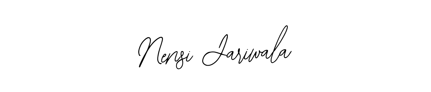 You can use this online signature creator to create a handwritten signature for the name Nensi Jariwala. This is the best online autograph maker. Nensi Jariwala signature style 12 images and pictures png