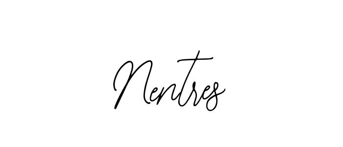 How to make Nentres signature? Bearetta-2O07w is a professional autograph style. Create handwritten signature for Nentres name. Nentres signature style 12 images and pictures png