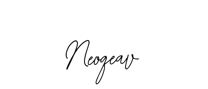 How to make Neoqeav signature? Bearetta-2O07w is a professional autograph style. Create handwritten signature for Neoqeav name. Neoqeav signature style 12 images and pictures png