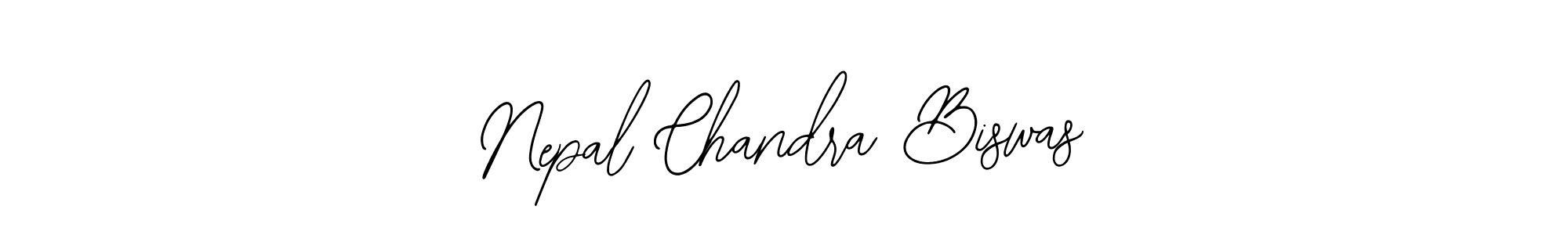 Also You can easily find your signature by using the search form. We will create Nepal Chandra Biswas name handwritten signature images for you free of cost using Bearetta-2O07w sign style. Nepal Chandra Biswas signature style 12 images and pictures png