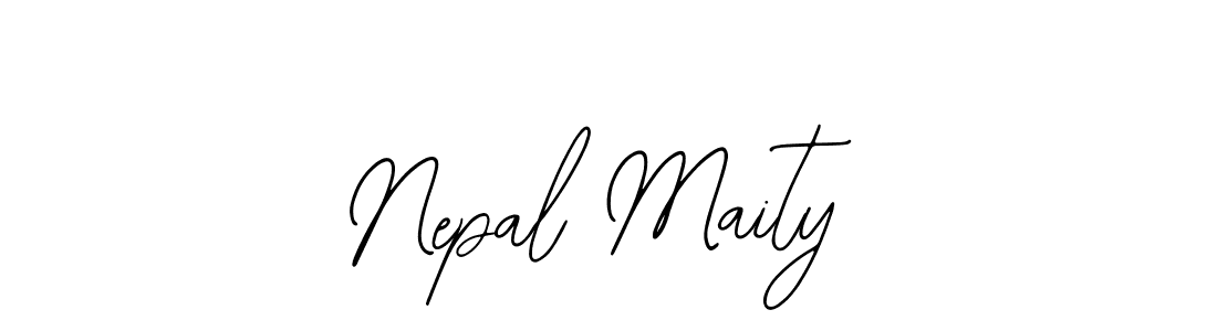 Nepal Maity stylish signature style. Best Handwritten Sign (Bearetta-2O07w) for my name. Handwritten Signature Collection Ideas for my name Nepal Maity. Nepal Maity signature style 12 images and pictures png