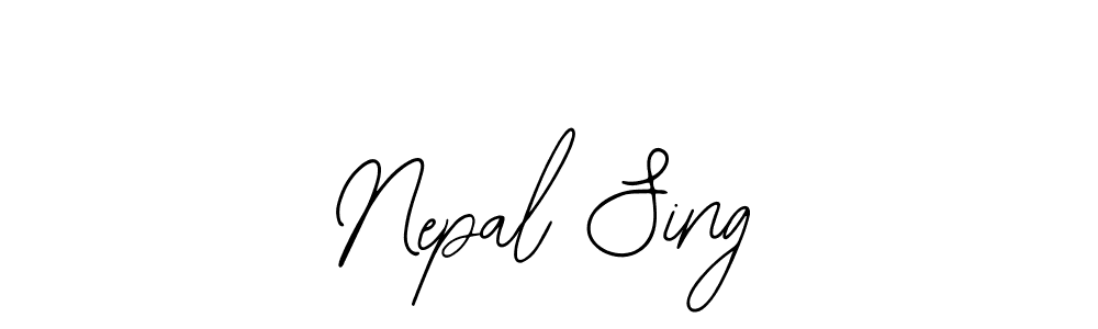 Make a short Nepal Sing signature style. Manage your documents anywhere anytime using Bearetta-2O07w. Create and add eSignatures, submit forms, share and send files easily. Nepal Sing signature style 12 images and pictures png