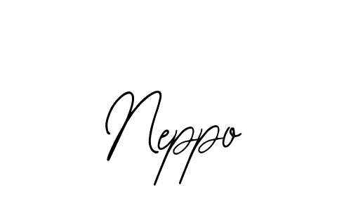 Make a beautiful signature design for name Neppo. With this signature (Bearetta-2O07w) style, you can create a handwritten signature for free. Neppo signature style 12 images and pictures png