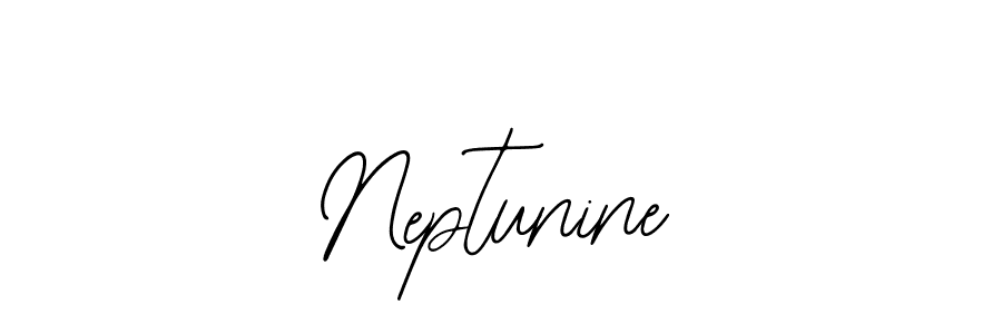 How to make Neptunine signature? Bearetta-2O07w is a professional autograph style. Create handwritten signature for Neptunine name. Neptunine signature style 12 images and pictures png