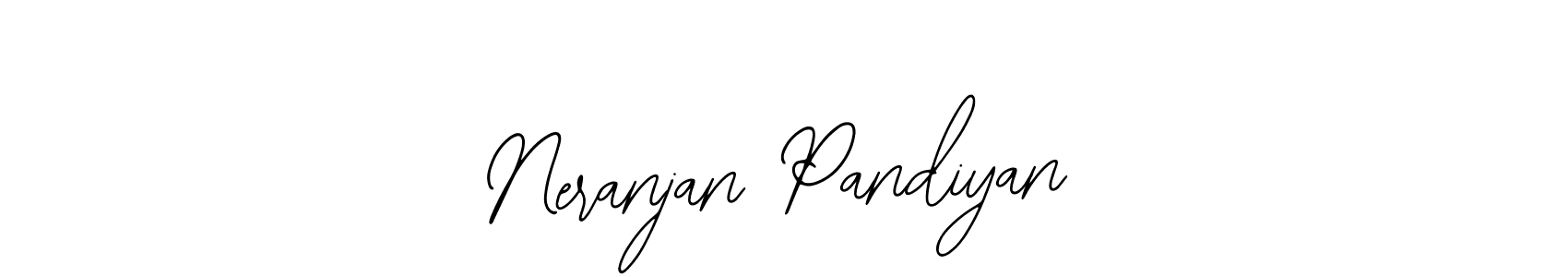 Use a signature maker to create a handwritten signature online. With this signature software, you can design (Bearetta-2O07w) your own signature for name Neranjan Pandiyan. Neranjan Pandiyan signature style 12 images and pictures png