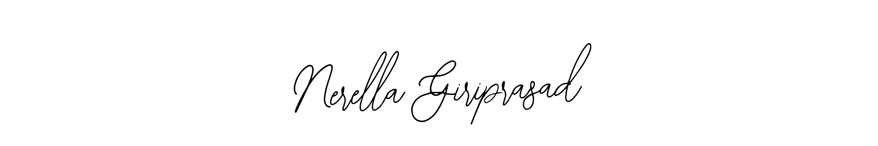 Make a beautiful signature design for name Nerella Giriprasad. Use this online signature maker to create a handwritten signature for free. Nerella Giriprasad signature style 12 images and pictures png