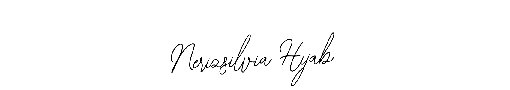 Design your own signature with our free online signature maker. With this signature software, you can create a handwritten (Bearetta-2O07w) signature for name Nerizsilvia Hijab. Nerizsilvia Hijab signature style 12 images and pictures png