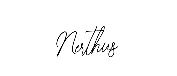 How to make Nerthus signature? Bearetta-2O07w is a professional autograph style. Create handwritten signature for Nerthus name. Nerthus signature style 12 images and pictures png