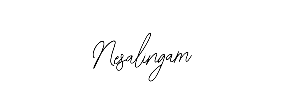 Bearetta-2O07w is a professional signature style that is perfect for those who want to add a touch of class to their signature. It is also a great choice for those who want to make their signature more unique. Get Nesalingam name to fancy signature for free. Nesalingam signature style 12 images and pictures png