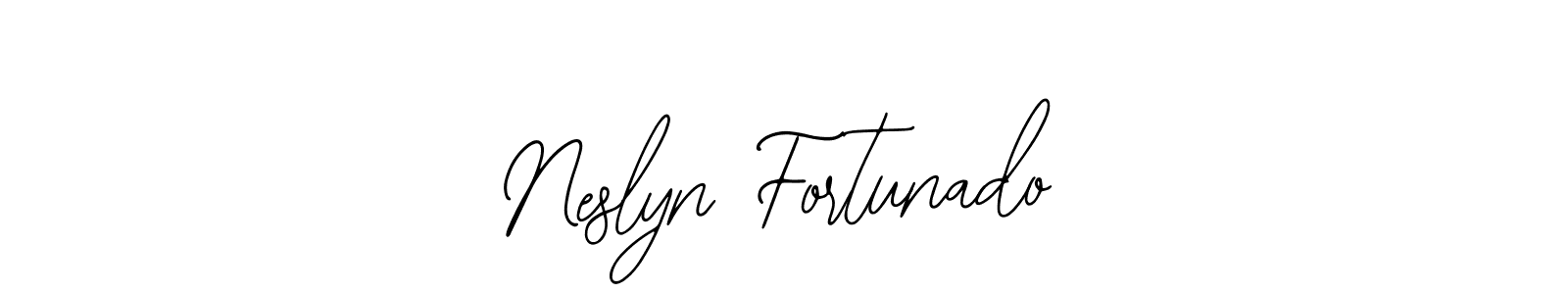 You should practise on your own different ways (Bearetta-2O07w) to write your name (Neslyn Fortunado) in signature. don't let someone else do it for you. Neslyn Fortunado signature style 12 images and pictures png