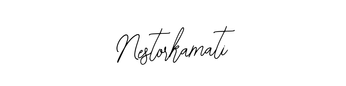 The best way (Bearetta-2O07w) to make a short signature is to pick only two or three words in your name. The name Nestorkamati include a total of six letters. For converting this name. Nestorkamati signature style 12 images and pictures png