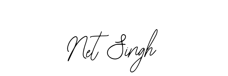 if you are searching for the best signature style for your name Net Singh. so please give up your signature search. here we have designed multiple signature styles  using Bearetta-2O07w. Net Singh signature style 12 images and pictures png