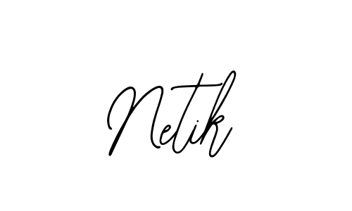 Design your own signature with our free online signature maker. With this signature software, you can create a handwritten (Bearetta-2O07w) signature for name Netik. Netik signature style 12 images and pictures png