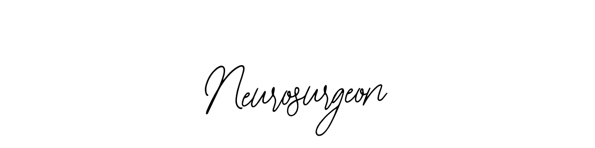 Design your own signature with our free online signature maker. With this signature software, you can create a handwritten (Bearetta-2O07w) signature for name Neurosurgeon. Neurosurgeon signature style 12 images and pictures png