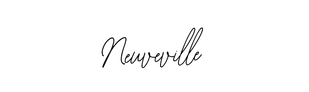 You should practise on your own different ways (Bearetta-2O07w) to write your name (Neuveville) in signature. don't let someone else do it for you. Neuveville signature style 12 images and pictures png