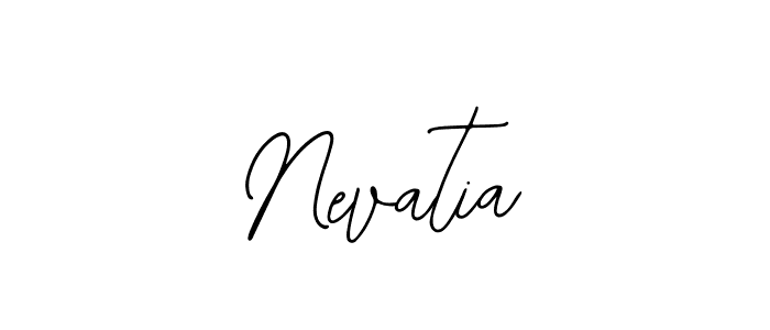 How to make Nevatia name signature. Use Bearetta-2O07w style for creating short signs online. This is the latest handwritten sign. Nevatia signature style 12 images and pictures png