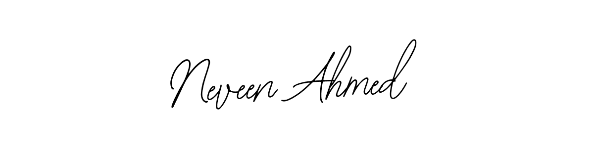 Use a signature maker to create a handwritten signature online. With this signature software, you can design (Bearetta-2O07w) your own signature for name Neveen Ahmed. Neveen Ahmed signature style 12 images and pictures png