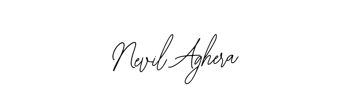 You should practise on your own different ways (Bearetta-2O07w) to write your name (Nevil Aghera) in signature. don't let someone else do it for you. Nevil Aghera signature style 12 images and pictures png