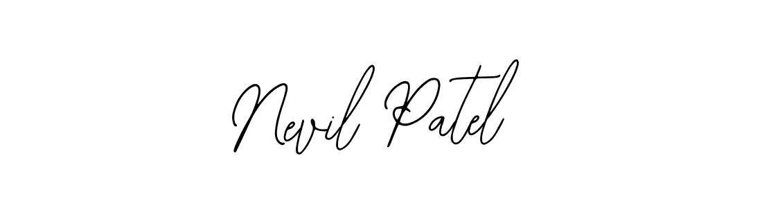 Similarly Bearetta-2O07w is the best handwritten signature design. Signature creator online .You can use it as an online autograph creator for name Nevil Patel. Nevil Patel signature style 12 images and pictures png