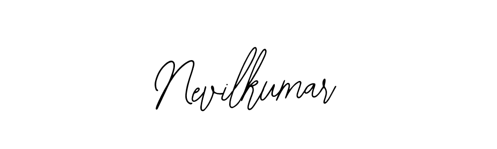 Make a beautiful signature design for name Nevilkumar. With this signature (Bearetta-2O07w) style, you can create a handwritten signature for free. Nevilkumar signature style 12 images and pictures png