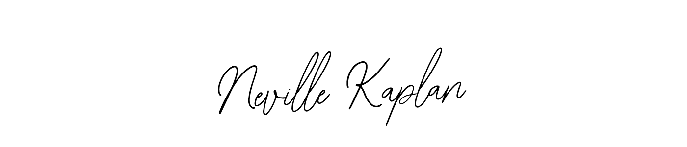 Bearetta-2O07w is a professional signature style that is perfect for those who want to add a touch of class to their signature. It is also a great choice for those who want to make their signature more unique. Get Neville Kaplan name to fancy signature for free. Neville Kaplan signature style 12 images and pictures png