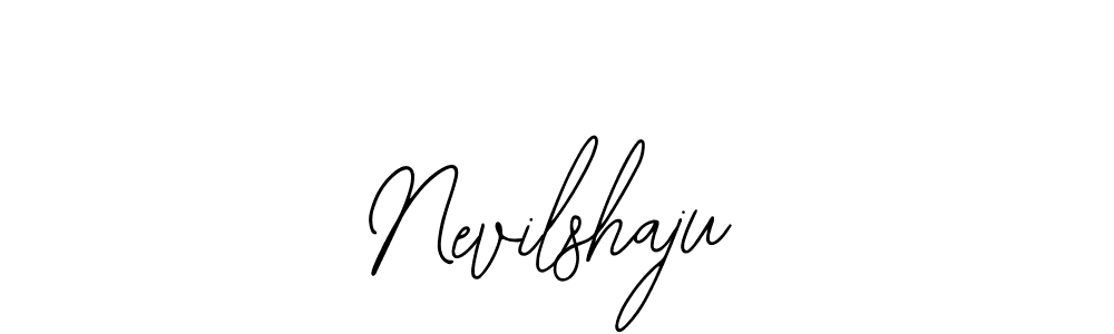 You should practise on your own different ways (Bearetta-2O07w) to write your name (Nevilshaju) in signature. don't let someone else do it for you. Nevilshaju signature style 12 images and pictures png