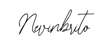 Try this chic Nevinbrito handwritten sign style. Using Bearetta-2O07w font elements, it gives your name a sleek, memorable identity. Nevinbrito signature style 12 images and pictures png