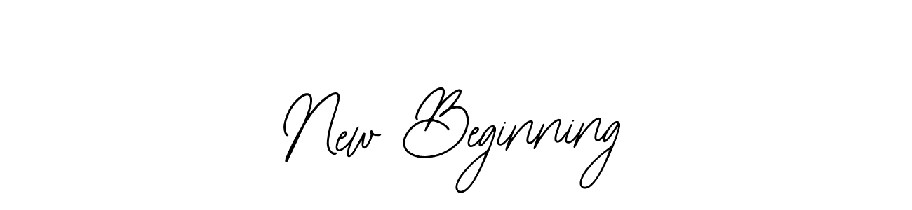 Use a signature maker to create a handwritten signature online. With this signature software, you can design (Bearetta-2O07w) your own signature for name New Beginning. New Beginning signature style 12 images and pictures png