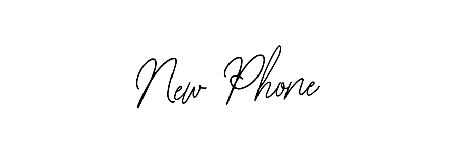 Make a beautiful signature design for name New Phone. With this signature (Bearetta-2O07w) style, you can create a handwritten signature for free. New Phone signature style 12 images and pictures png