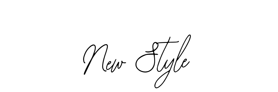 Also we have New Style name is the best signature style. Create professional handwritten signature collection using Bearetta-2O07w autograph style. New Style signature style 12 images and pictures png