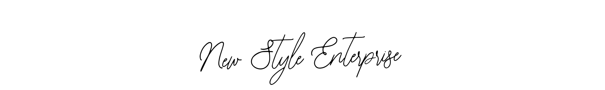 Make a beautiful signature design for name New Style Enterprise. With this signature (Bearetta-2O07w) style, you can create a handwritten signature for free. New Style Enterprise signature style 12 images and pictures png