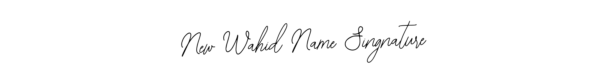You should practise on your own different ways (Bearetta-2O07w) to write your name (New Wahid Name Singnature) in signature. don't let someone else do it for you. New Wahid Name Singnature signature style 12 images and pictures png
