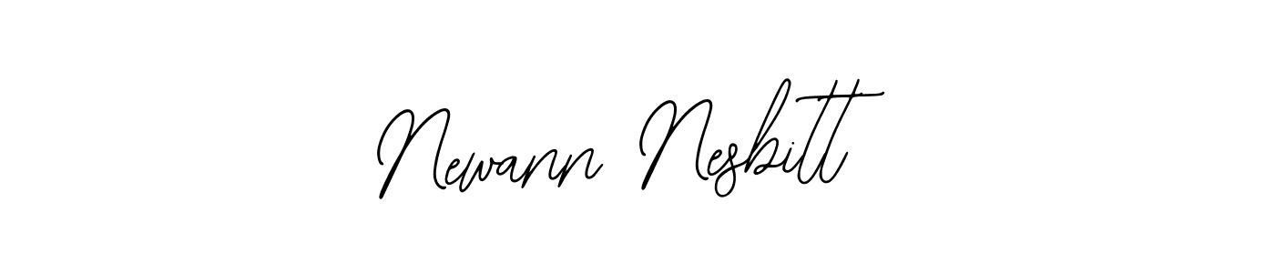 Create a beautiful signature design for name Newann Nesbitt. With this signature (Bearetta-2O07w) fonts, you can make a handwritten signature for free. Newann Nesbitt signature style 12 images and pictures png