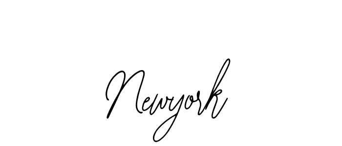 Use a signature maker to create a handwritten signature online. With this signature software, you can design (Bearetta-2O07w) your own signature for name Newyork. Newyork signature style 12 images and pictures png