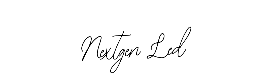 Similarly Bearetta-2O07w is the best handwritten signature design. Signature creator online .You can use it as an online autograph creator for name Nextgen Led. Nextgen Led signature style 12 images and pictures png