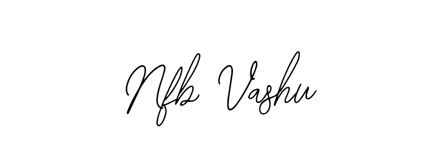 Make a beautiful signature design for name Nfb Vashu. Use this online signature maker to create a handwritten signature for free. Nfb Vashu signature style 12 images and pictures png