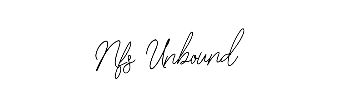 if you are searching for the best signature style for your name Nfs Unbound. so please give up your signature search. here we have designed multiple signature styles  using Bearetta-2O07w. Nfs Unbound signature style 12 images and pictures png