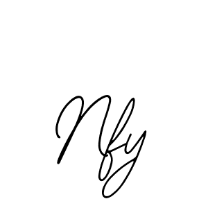 The best way (Bearetta-2O07w) to make a short signature is to pick only two or three words in your name. The name Nfy include a total of six letters. For converting this name. Nfy signature style 12 images and pictures png