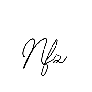 Design your own signature with our free online signature maker. With this signature software, you can create a handwritten (Bearetta-2O07w) signature for name Nfz. Nfz signature style 12 images and pictures png