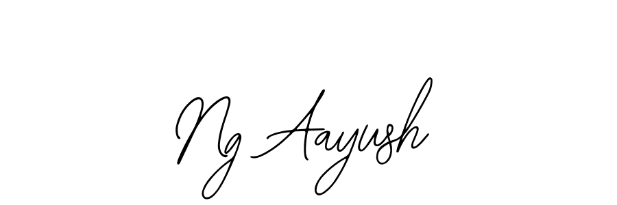 How to make Ng Aayush name signature. Use Bearetta-2O07w style for creating short signs online. This is the latest handwritten sign. Ng Aayush signature style 12 images and pictures png