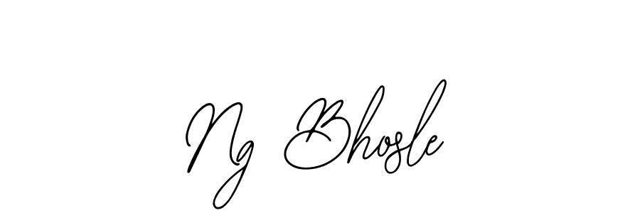 Also we have Ng Bhosle name is the best signature style. Create professional handwritten signature collection using Bearetta-2O07w autograph style. Ng Bhosle signature style 12 images and pictures png
