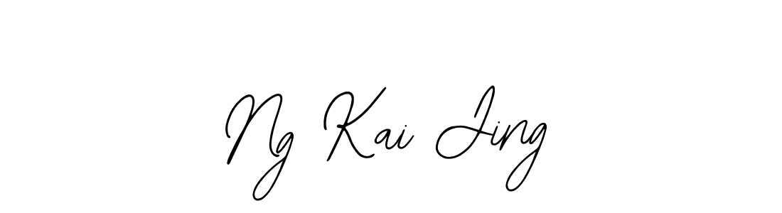 How to make Ng Kai Jing name signature. Use Bearetta-2O07w style for creating short signs online. This is the latest handwritten sign. Ng Kai Jing signature style 12 images and pictures png