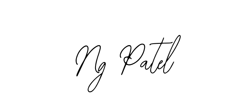 Design your own signature with our free online signature maker. With this signature software, you can create a handwritten (Bearetta-2O07w) signature for name Ng Patel. Ng Patel signature style 12 images and pictures png