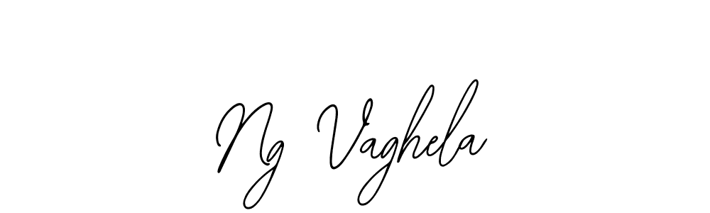 Use a signature maker to create a handwritten signature online. With this signature software, you can design (Bearetta-2O07w) your own signature for name Ng Vaghela. Ng Vaghela signature style 12 images and pictures png